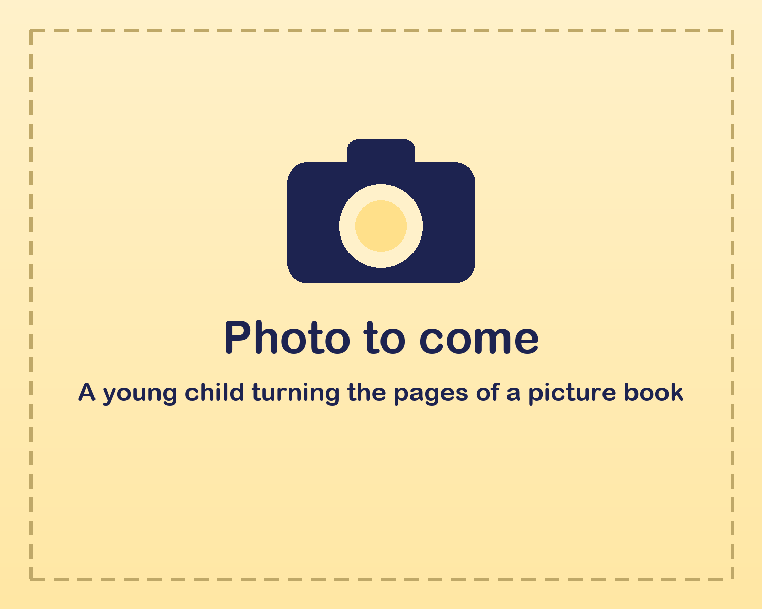 A young child turning the pages of a picture book