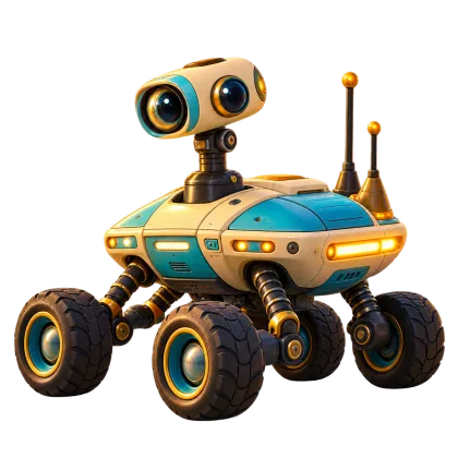 A friendly robot rover