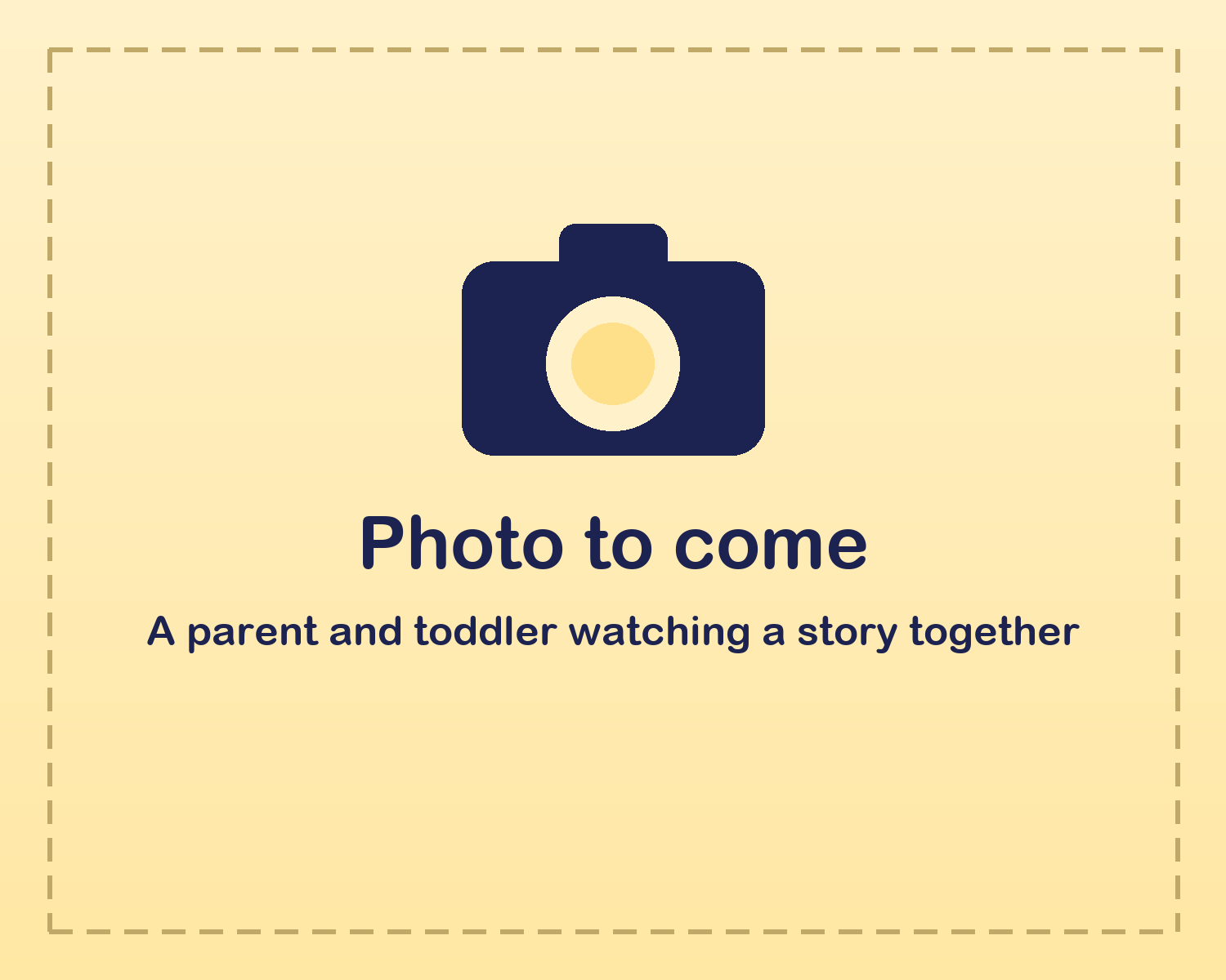 A parent and toddler watching a story together