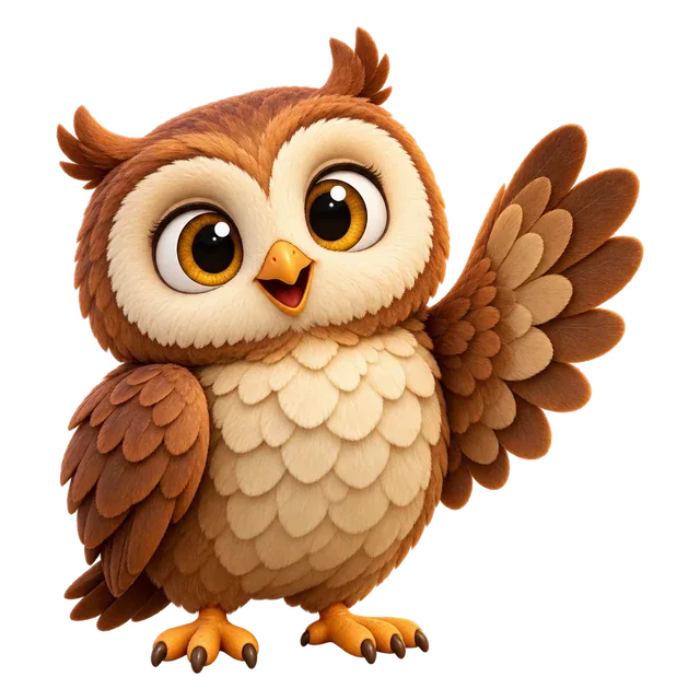 Nutmeg the owl